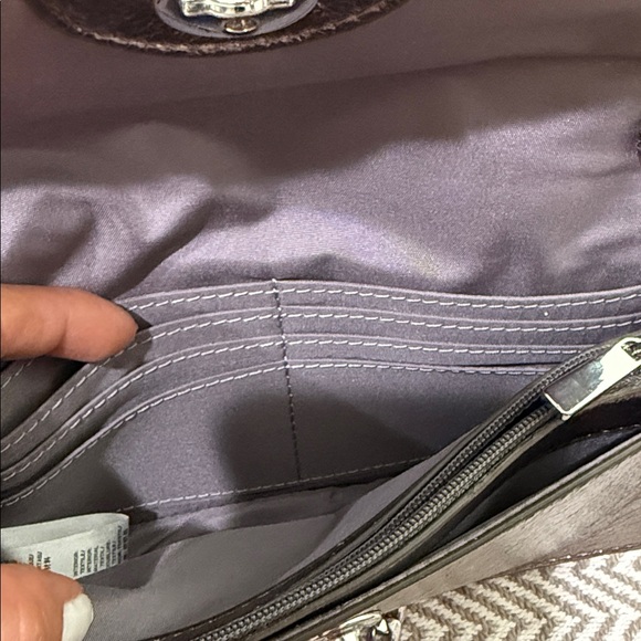 Fossil Metallic Silver Chain Shoulder Bag - Picture 3 of 6